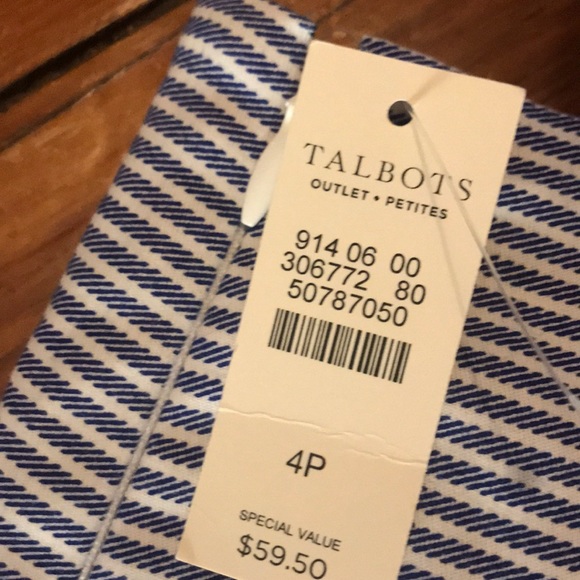 Talbots seersucker scalloped skirt 4p NWT - Picture 5 of 6